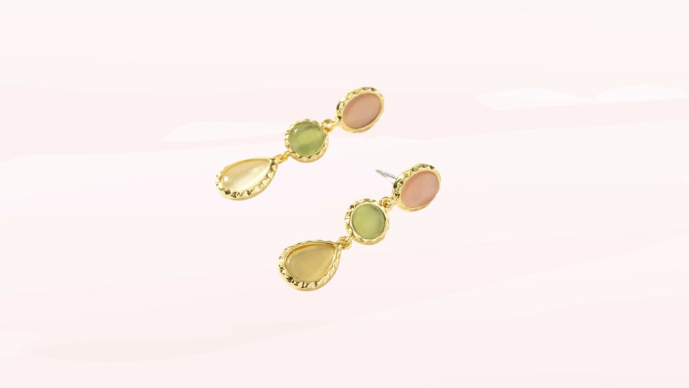 Vintage-inspired antique dangle earrings