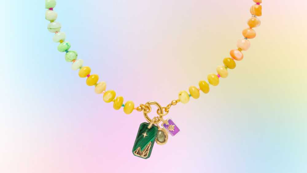 Colorful Charm Holder necklace