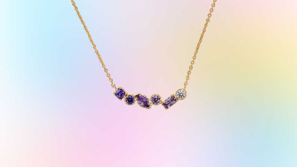 Ombre Birthstone Necklace