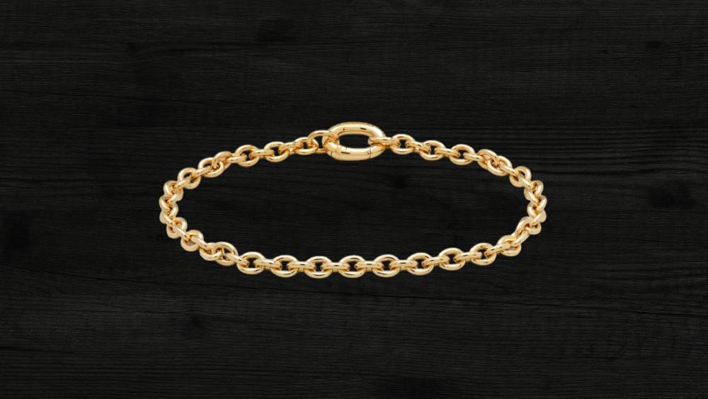 Tom Wood Slim bracelet in gold