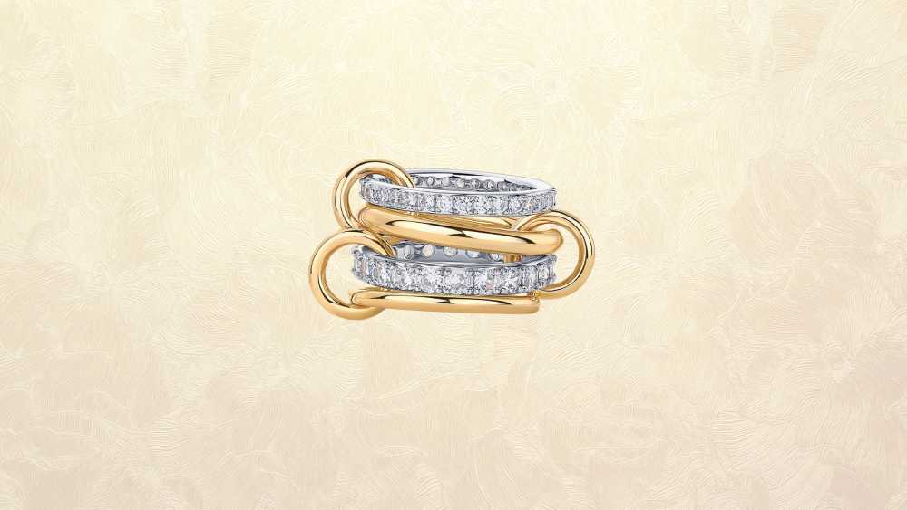 Interlocked Mixed-Metal Ring