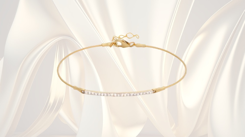 Tennis Bracelet adorned with brilliant Diamonds