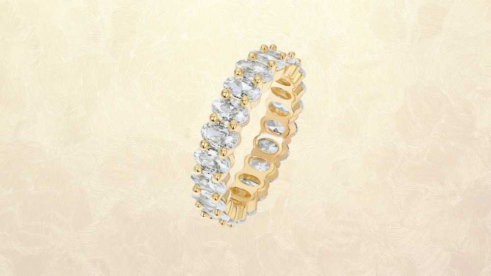 Eternity band with Oval stones