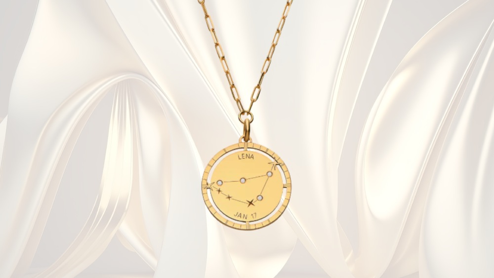 Constellation Necklace with Diamonds
