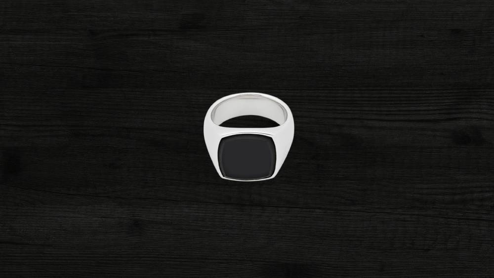 Tom Wood Black Onyx Ring