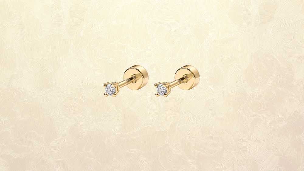 Cubic Zirconia Stud Earrings