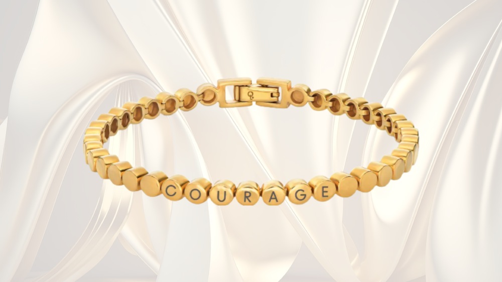 Dot Bracelet in stunning gold vermeil