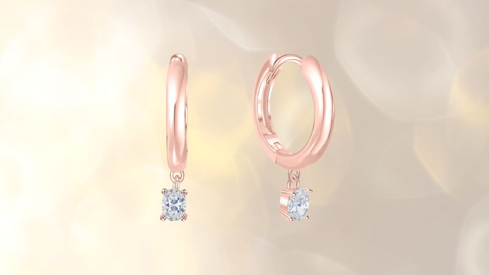 Single dangle earrings
