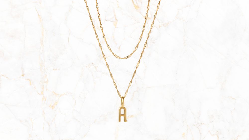 Personalized fine necklace set with elegance
