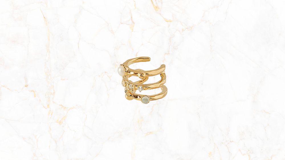 Orion ear cuff with celestial design