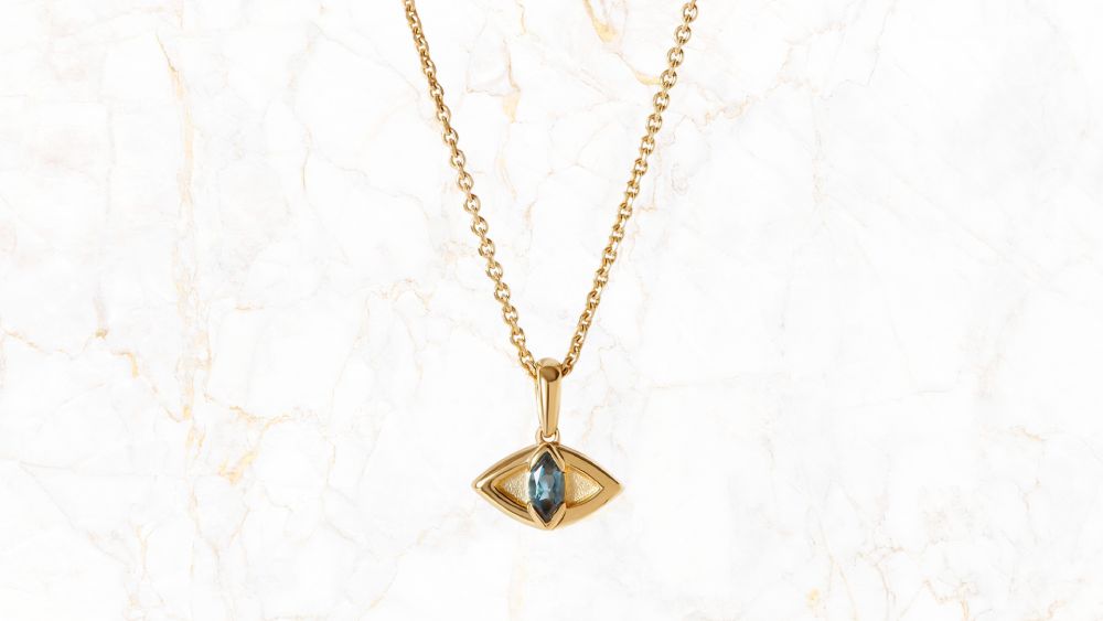 Evil eye necklace for stylish protection